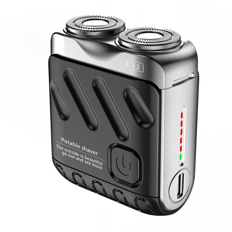🎁Portable Rotary Dual Ring Electric Shaver