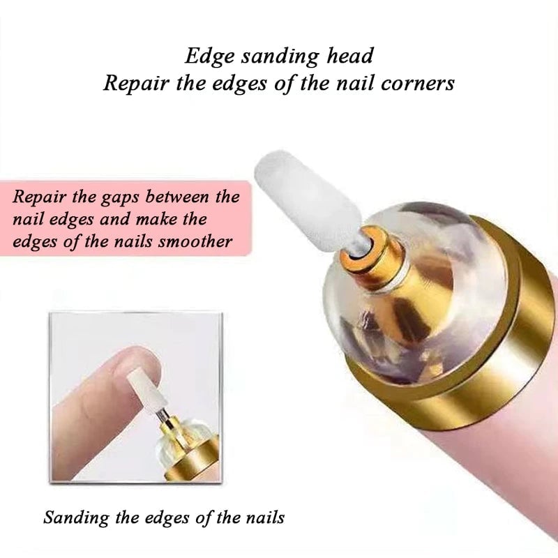 GLAMICS ELECTRIC PROFESSIONAL MANICURE NAIL MACHINE SET💅