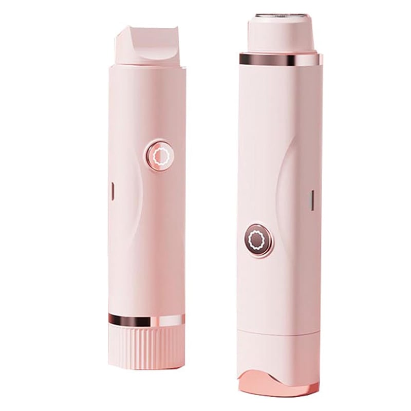 Electric Bikini Trimmer for Women,  2 in 1 Body & Facial Hair Removal, Waterproof Wet & Dry Use Trimmer for Women